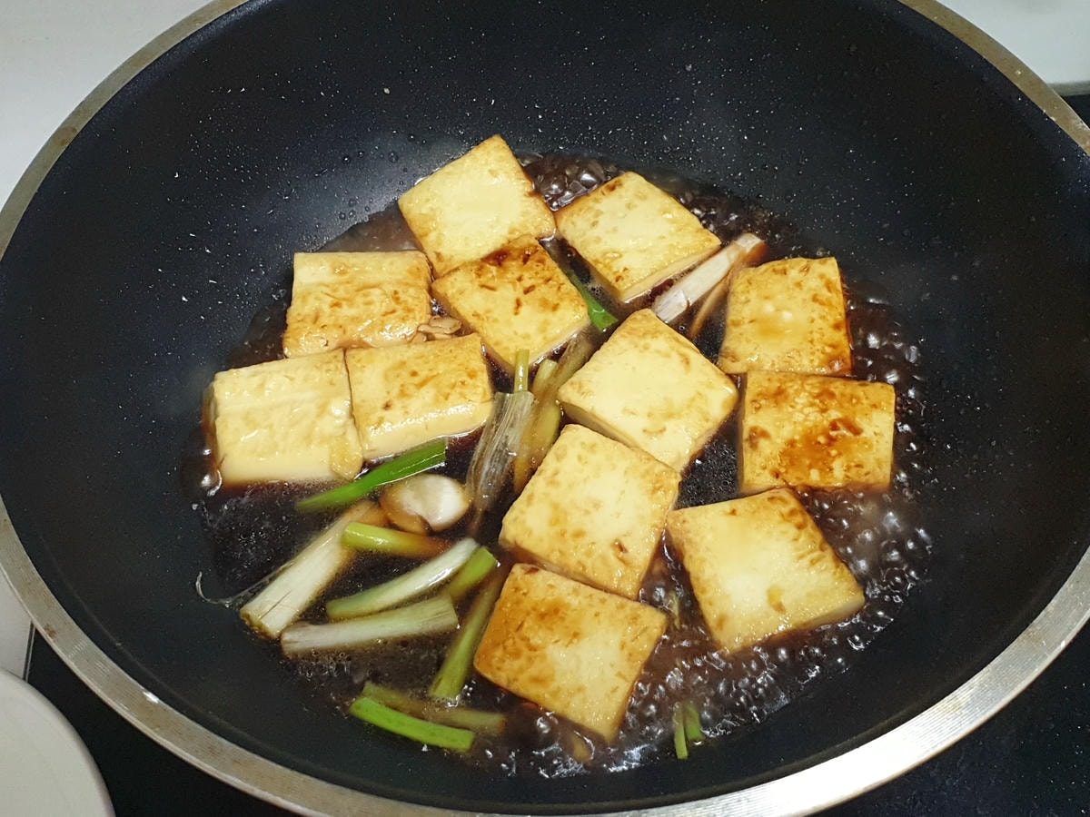 蔥燒雞蛋豆腐-快速上菜 懶人料理 - 第4張圖