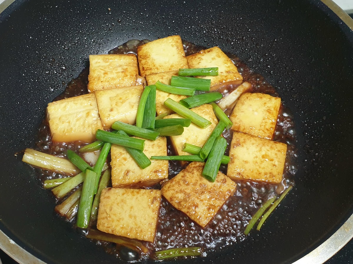 蔥燒雞蛋豆腐-快速上菜 懶人料理 - 第5張圖